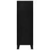 Industrial Storage Chest Black 75x40x120 cm - Steel & Sturdy