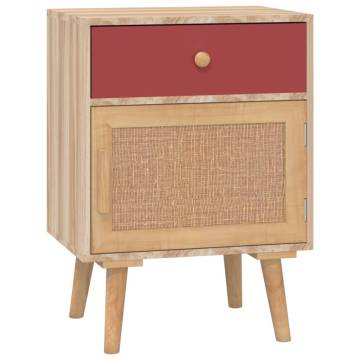 Trendy Scandinavian Bedside Cabinet - 40x30x55 cm