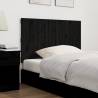 Elegant Black Wall Headboard | Solid Pine Wood Design