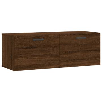 Wall Cabinet Brown Oak - Practical & Stylish Storage Solution