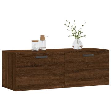 Wall Cabinet Brown Oak - Practical & Stylish Storage Solution