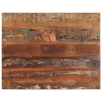 Rectangular Table Top 70x90 cm - Solid Reclaimed Wood