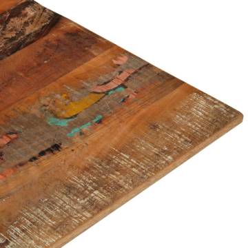 Rectangular Table Top 70x90 cm - Solid Reclaimed Wood