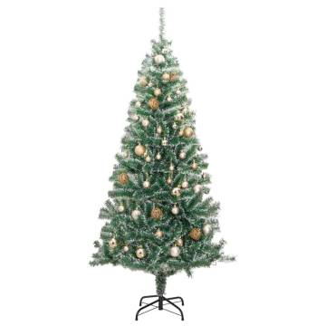 Artificial Christmas Tree with 300 LEDs & Ball Set - 210 cm