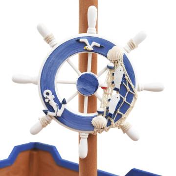 Sandbox Pirate Ship Firwood 190x94.5x101 cm - Fun Outdoor Play