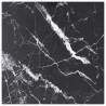 Table Top Black 30x30 cm 6 mm Tempered Glass with Marble Design Colour black and white Size 30 x 30 cm Quantity in Package 1 