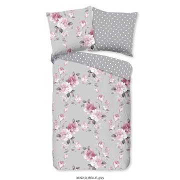 Good Morning Duvet Cover Belle 135x200 cm Grey - Stylish Bedding