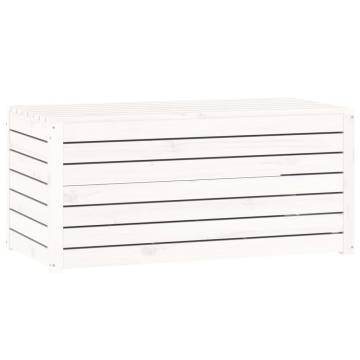 4 Piece White Solid Wood Pine Garden Box Set | HipoMarket