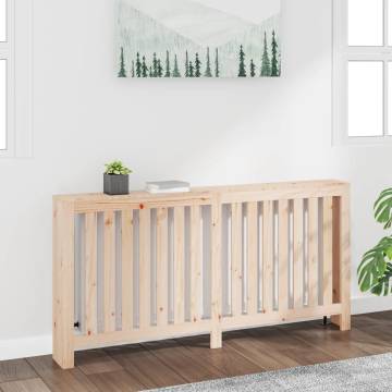 Radiator Cover 169x19x84 cm - Solid Pine Wood Design