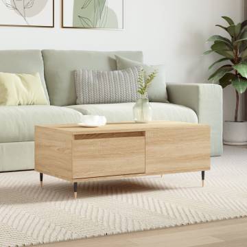 Sonoma Oak Coffee Table - Stylish & Durable | HipoMarket