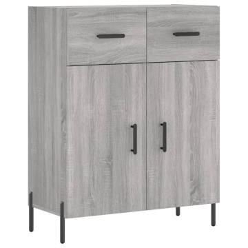 Stylish Highboard Grey Sonoma | Durable Engineered Wood