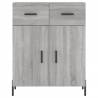 Stylish Highboard Grey Sonoma | Durable Engineered Wood