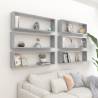 Wall Cube Shelf 6 pcs Concrete Grey 100x15x30 cm Engineered Wood Colour concrete grey Size 100 x 15 x 30 cm Quantity in Package 6 Number of Pieces 1 