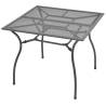 Stylish 90x90 cm Steel Mesh Garden Table | HipoMarket