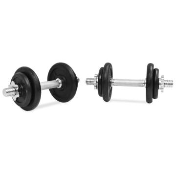 14 Piece Dumbbell Set | 20 kg Cast Iron - HipoMarket