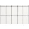 15-Panel Folding Exhibition Display Wall 302x200 cm White Colour white Number of 10 