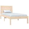 Solid Wood Pine Bed Frame 100x200 cm – Craft Your Comfort