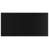 Stylish High Gloss Black Bookshelf Boards - 8 pcs