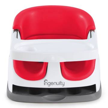 Ingenuity Baby Base 2-in-1 Booster Seat - Poppy Red