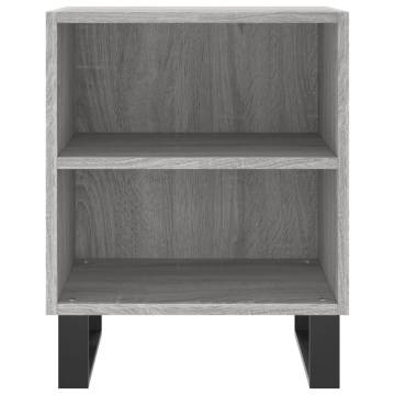 Elegant Grey Sonoma Bedside Cabinets - 2 pcs | Hipomarket