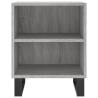 Elegant Grey Sonoma Bedside Cabinets - 2 pcs | Hipomarket