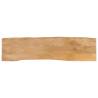 Table Top 180x40x3.8 cm Live Edge Solid Wood Mango Colour mango wood(natural) Size 180 x 40 cm Quantity in Package 1 Thickness 38 mm 