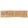 Live Edge Solid Wood Mango Table Top - 180x40x3.8 cm