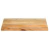 Live Edge Solid Wood Mango Table Top - 80x60x3.8 cm