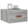 Wall-Mounted Bedside Cabinets 2 pcs Grey Sonoma - Hipomarket UK