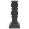 Outdoor Socket Column 4-Way | Black & Green - 16x16x39.5 cm