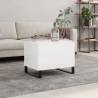 Elegant High Gloss White Coffee Table - 60x44.5x45 cm