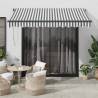 Automatic Retractable Awning Anthracite and White 300x250 cm Colour anthracite and white Size 300 x 250 cm Quantity in Package 1 