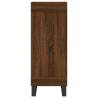 Elegant Highboard Brown Oak 34.5x34x180 cm | Hipomarket