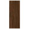 Elegant Highboard Brown Oak 34.5x34x180 cm | Hipomarket