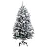 Artificial Hinged Christmas Tree with 150 LEDs & Ball Set - 150cm