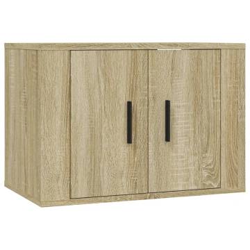 3 Piece TV Cabinet Set - Sonoma Oak Engineered Wood | Hipo Market