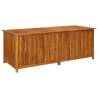 Garden Storage Box 200x80x75 cm Solid Acacia Wood Size 200 x 80 x 75 cm 