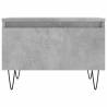 Stylish Concrete Grey Coffee Table - 50x46x35 cm