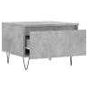 Stylish Concrete Grey Coffee Table - 50x46x35 cm