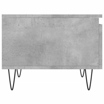 Stylish Concrete Grey Coffee Table - 50x46x35 cm