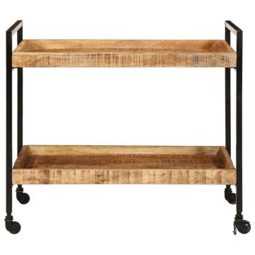 Vintage Kitchen Trolley - Solid Mango Wood | HipoMarket