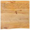 Table Top Live Edge 40x40x2.5 cm Solid Wood Mango Colour natural Size 40 x 40 x 2.5 cm Quantity in Package 1 Material solid mango wood 