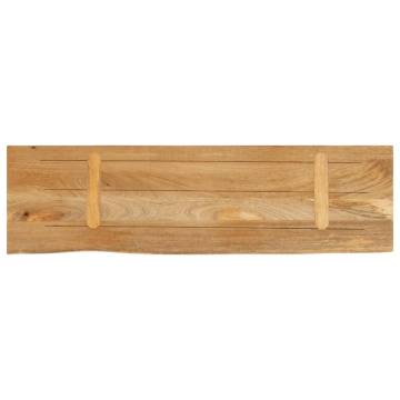 Table Top Live Edge - Solid Wood Mango 120x40 cm | HipoMarket