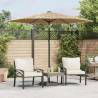 Garden Parasol with Steel Pole Brown 268x268x226 cm Colour brown Size 268 x 268 x 226 cm Quantity in Package 1 