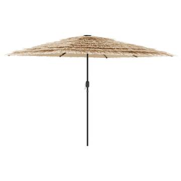 Garden Parasol with Steel Pole - Brown 268x268 cm | HipoMarket