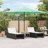 Garden Parasol with Steel Pole Green 388x388x248 cm Colour green Size 388 x 388 x 248 cm Quantity in Package 1 