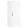 Elegant Wall Mounted Cabinet - High Gloss White - 34.5x34x90 cm