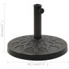 Decorative Parasol Base Round Polyresin 13 kg Bronze