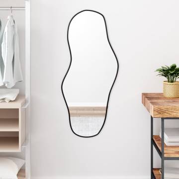 Wall Mirror Black 100x45 cm | Minimalistic Home Decor