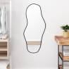 Wall Mirror Black 100x45 cm Colour black Size 100 x 45 cm Quantity in Package 1 